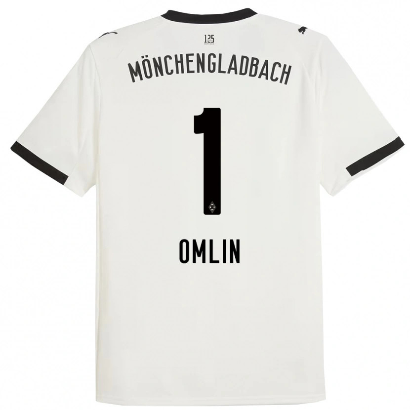 Danxen Herren Jonas Omlin #1 Weiß Schwarz Heimtrikot Trikot 2025/26 T-Shirt Österreich