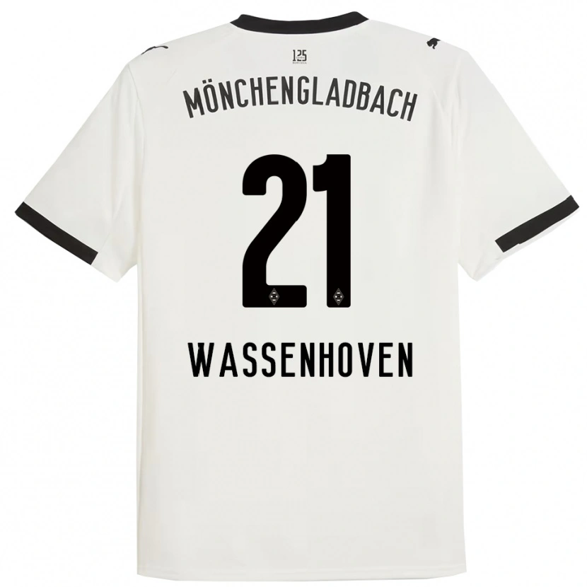 Danxen Herren Michelle Wassenhoven #21 Weiß Schwarz Heimtrikot Trikot 2025/26 T-Shirt Österreich