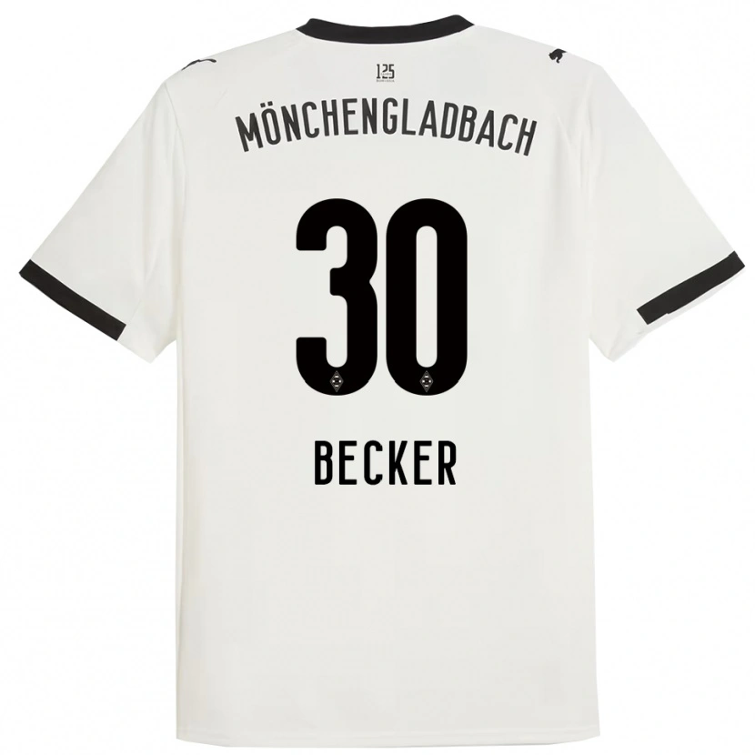 Danxen Herren Benjamin Becker #30 Weiß Schwarz Heimtrikot Trikot 2025/26 T-Shirt Österreich
