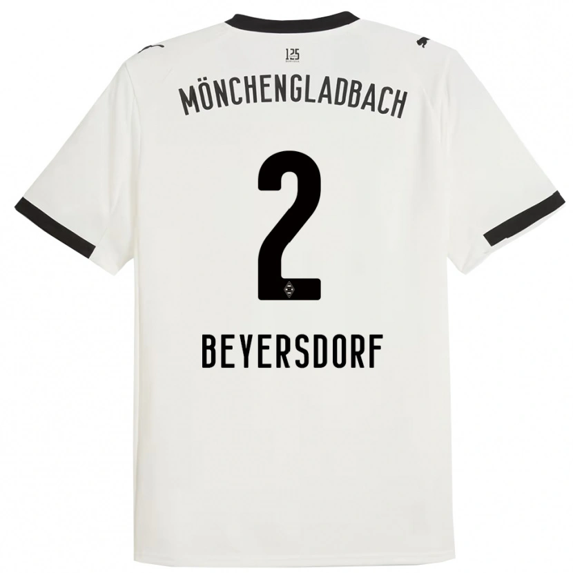 Danxen Herren Chris Beyersdorf #2 Weiß Schwarz Heimtrikot Trikot 2025/26 T-Shirt Österreich