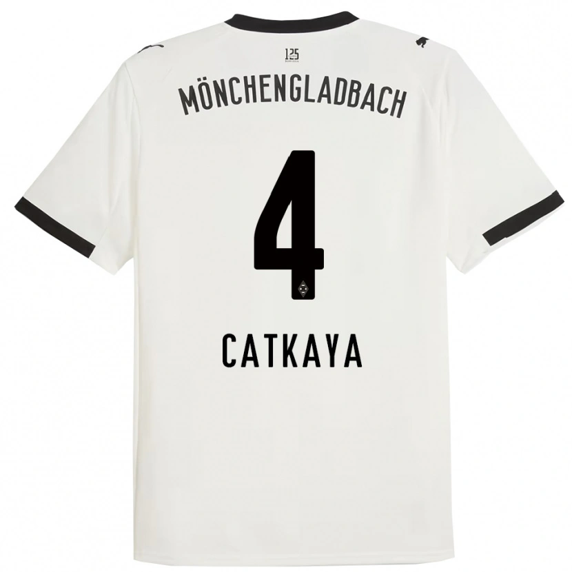 Danxen Herren Talha Catkaya #4 Weiß Schwarz Heimtrikot Trikot 2025/26 T-Shirt Österreich