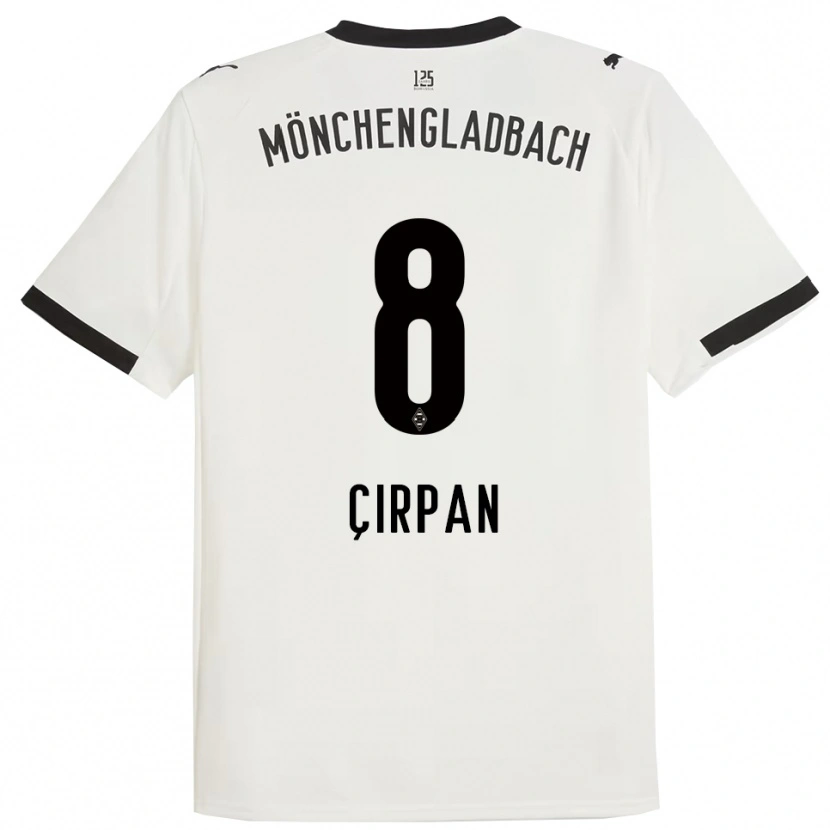 Danxen Herren Kemal Çırpan #8 Weiß Schwarz Heimtrikot Trikot 2025/26 T-Shirt Österreich
