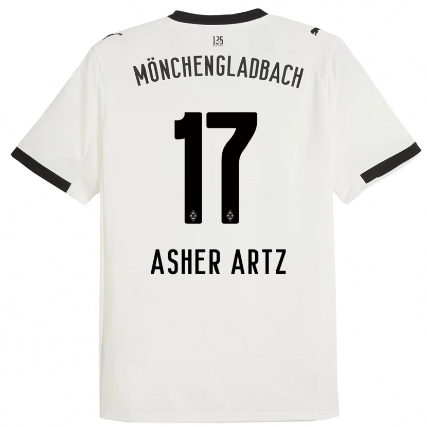 Danxen Herren Asher Artz #17 Weiß Schwarz Heimtrikot Trikot 2025/26 T-Shirt Österreich