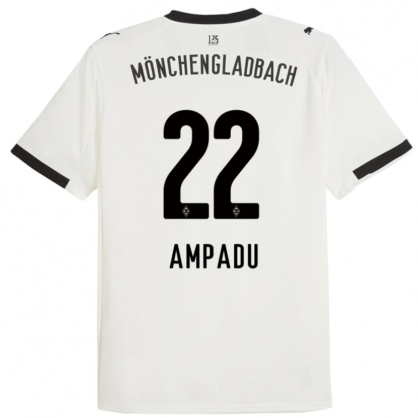Danxen Herren Leon Ampadu #22 Weiß Schwarz Heimtrikot Trikot 2025/26 T-Shirt Österreich
