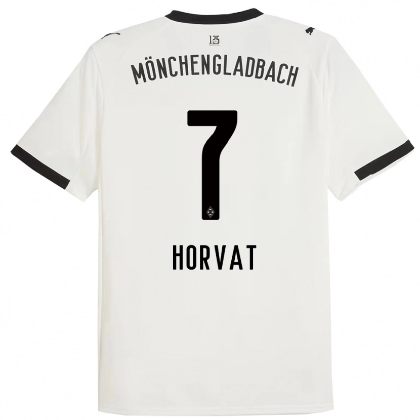 Danxen Herren Niko Horvat #7 Weiß Schwarz Heimtrikot Trikot 2025/26 T-Shirt Österreich