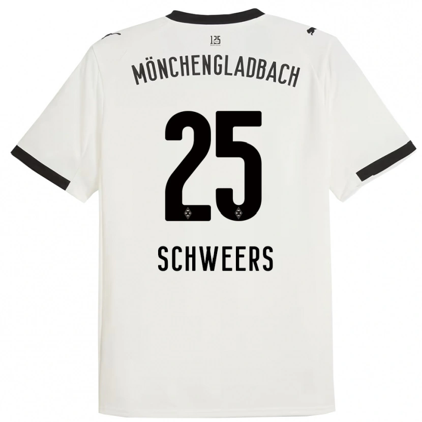 Danxen Herren Lion Schweers #25 Weiß Schwarz Heimtrikot Trikot 2025/26 T-Shirt Österreich