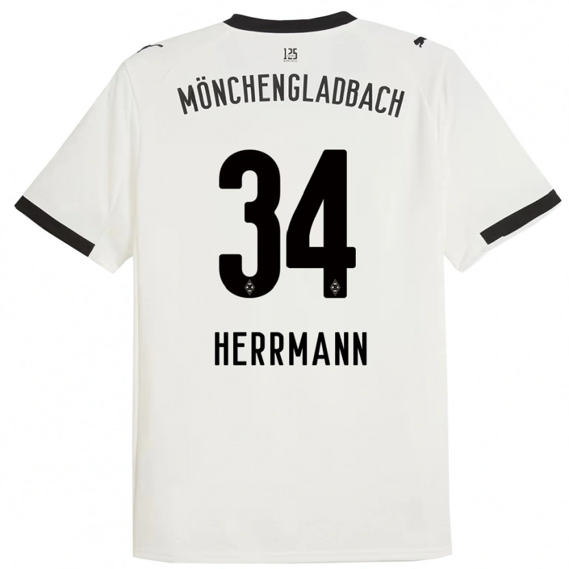 Danxen Herren Charles Herrmann #34 Weiß Schwarz Heimtrikot Trikot 2025/26 T-Shirt Österreich