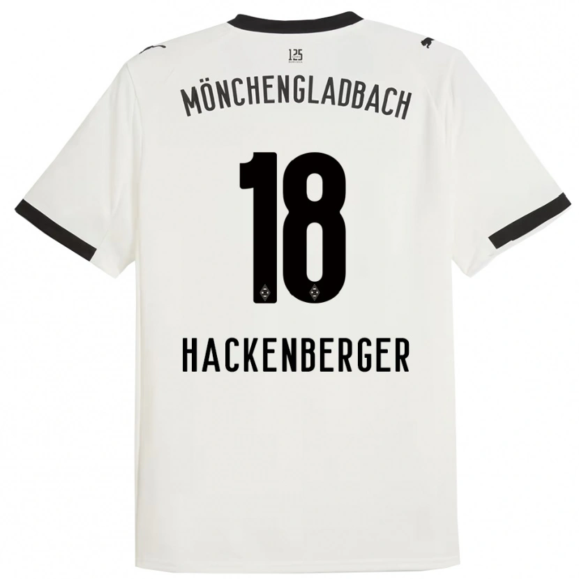 Danxen Herren Jessica Hackenberger #18 Weiß Schwarz Heimtrikot Trikot 2025/26 T-Shirt Österreich