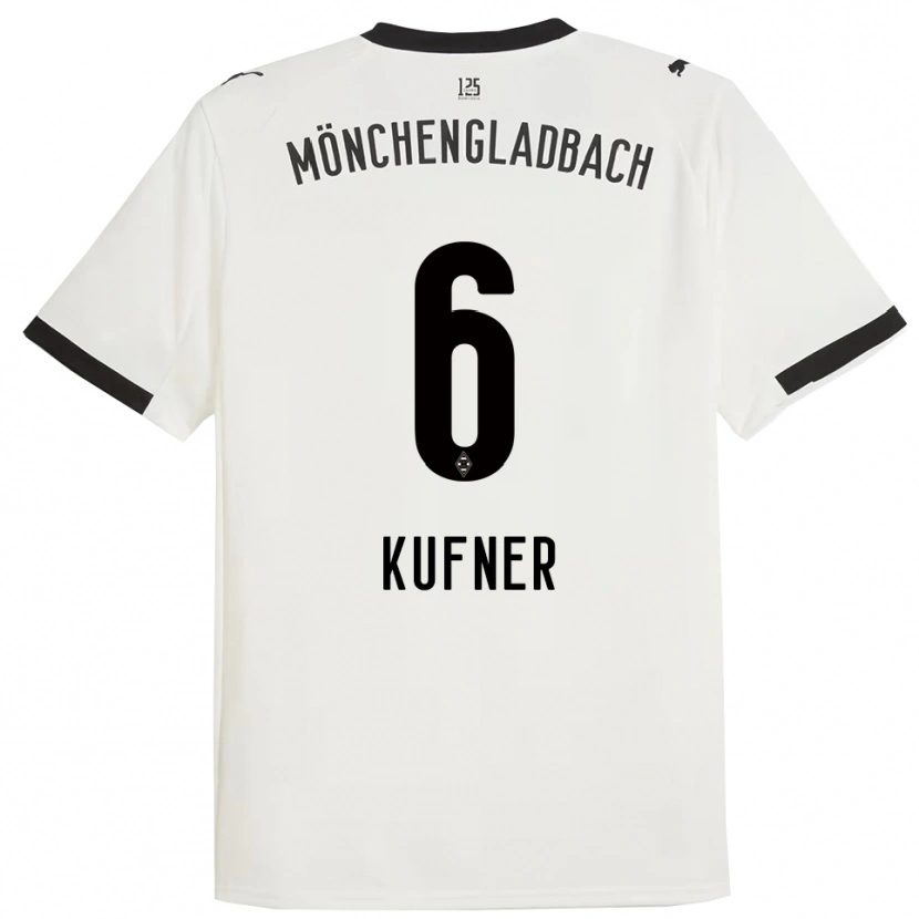 Danxen Herren Anne-Catherine Kufner #6 Weiß Schwarz Heimtrikot Trikot 2025/26 T-Shirt Österreich