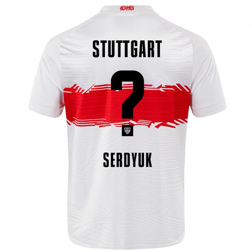 Danxen Herren Kirill Serdyuk #0 Weiß Rot Heimtrikot Trikot 2025/26 T-Shirt Österreich