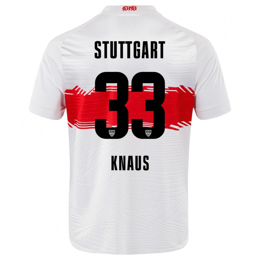 Danxen Herren Jessica Knaus #33 Weiß Rot Heimtrikot Trikot 2025/26 T-Shirt Österreich