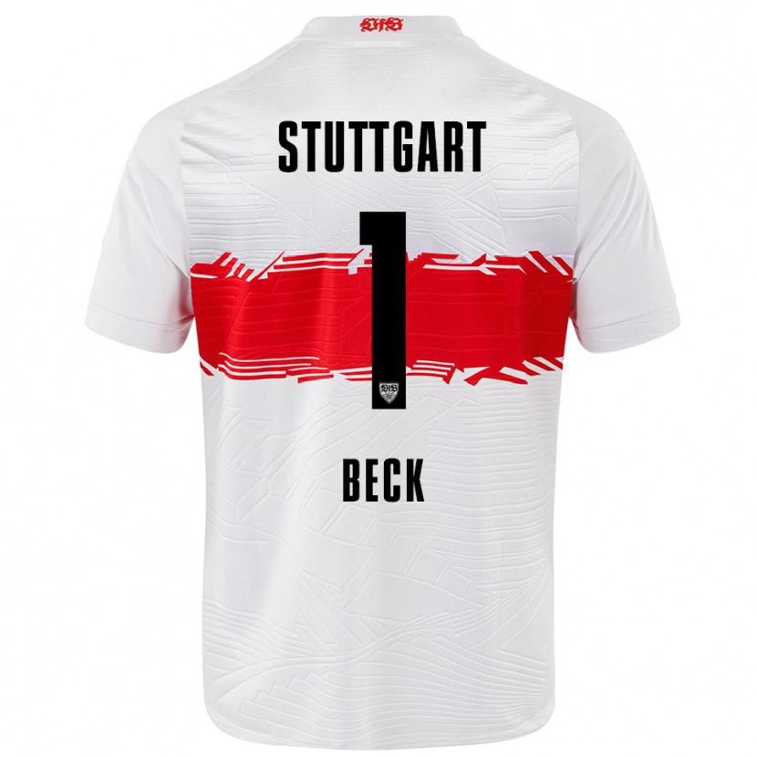 Danxen Herren Kiara Beck #1 Weiß Rot Heimtrikot Trikot 2025/26 T-Shirt Österreich
