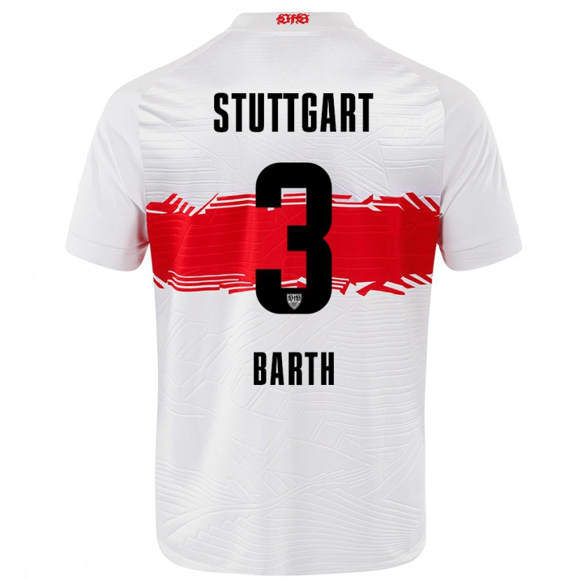 Danxen Herren Lara Barth #3 Weiß Rot Heimtrikot Trikot 2025/26 T-Shirt Österreich