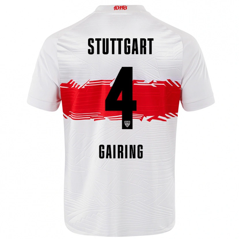 Danxen Herren Nadine Gairing #4 Weiß Rot Heimtrikot Trikot 2025/26 T-Shirt Österreich