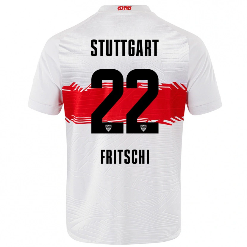 Danxen Herren Paulo Fritschi #22 Weiß Rot Heimtrikot Trikot 2025/26 T-Shirt Österreich