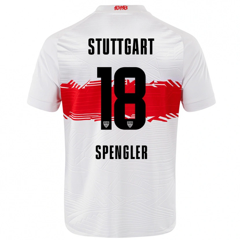 Danxen Herren Jana Spengler #18 Weiß Rot Heimtrikot Trikot 2025/26 T-Shirt Österreich