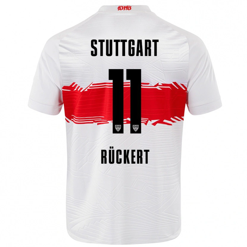 Danxen Herren Rosa Rückert #11 Weiß Rot Heimtrikot Trikot 2025/26 T-Shirt Österreich