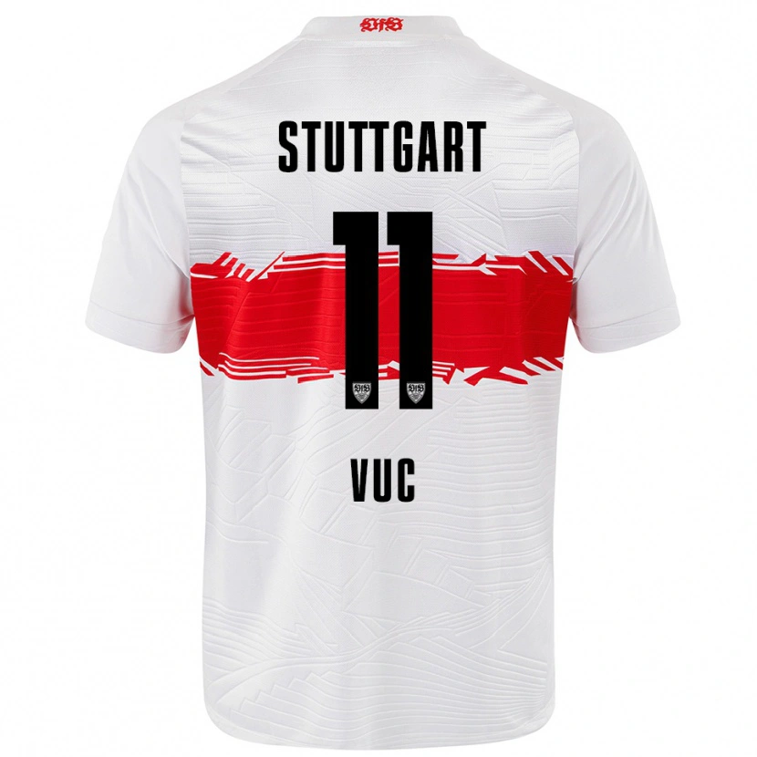 Danxen Herren Patrick Vuc #11 Weiß Rot Heimtrikot Trikot 2025/26 T-Shirt Österreich