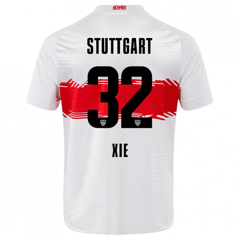 Danxen Herren Alexander Xie #32 Weiß Rot Heimtrikot Trikot 2025/26 T-Shirt Österreich