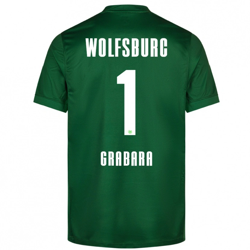 Danxen Herren Kamil Grabara #1 Grün Weiß Heimtrikot Trikot 2025/26 T-Shirt Österreich