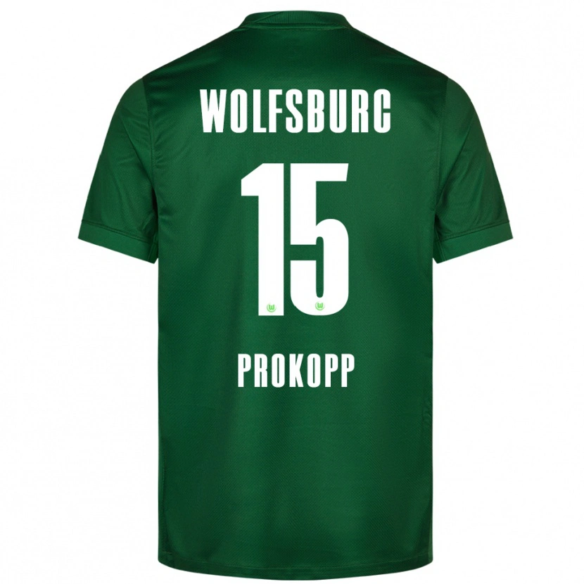 Danxen Herren Oskar Prokopp #15 Grün Weiß Heimtrikot Trikot 2025/26 T-Shirt Österreich
