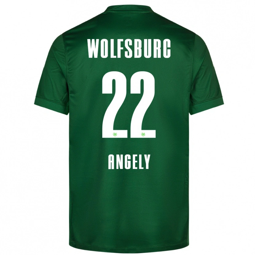 Danxen Herren Mathys Angély #22 Grün Weiß Heimtrikot Trikot 2025/26 T-Shirt Österreich