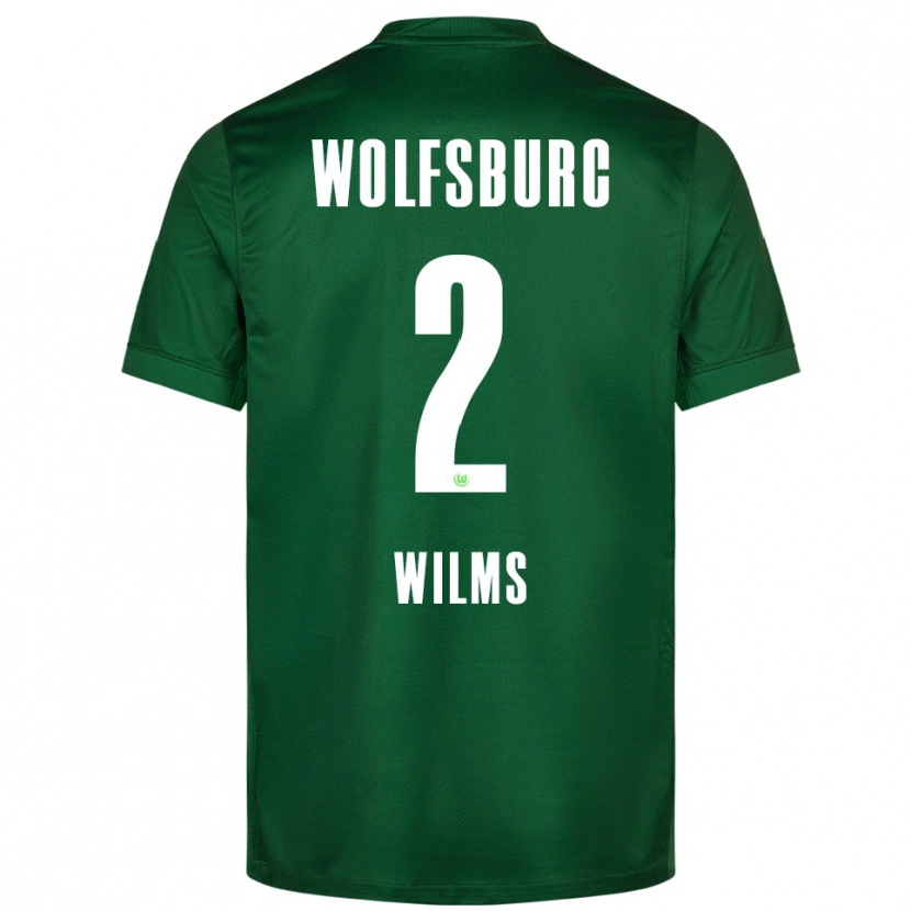 Danxen Herren Lynn Wilms #2 Grün Weiß Heimtrikot Trikot 2025/26 T-Shirt Österreich