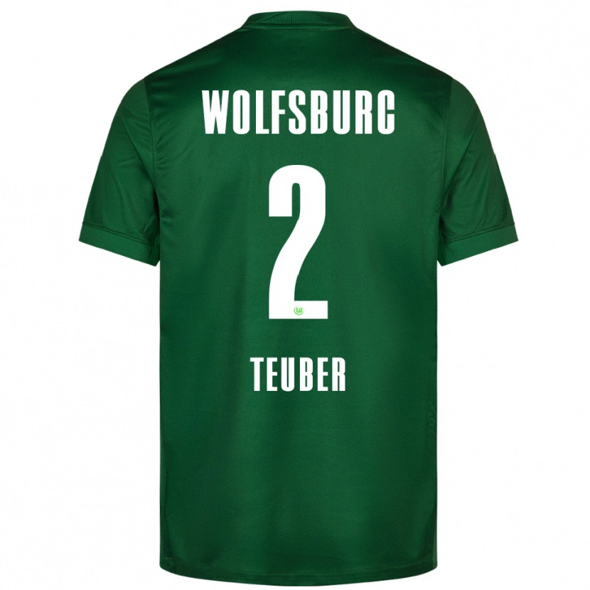 Danxen Herren Julius Teuber #2 Grün Weiß Heimtrikot Trikot 2025/26 T-Shirt Österreich