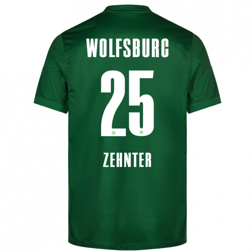 Danxen Herren Aaron Zehnter #25 Grün Weiß Heimtrikot Trikot 2025/26 T-Shirt Österreich