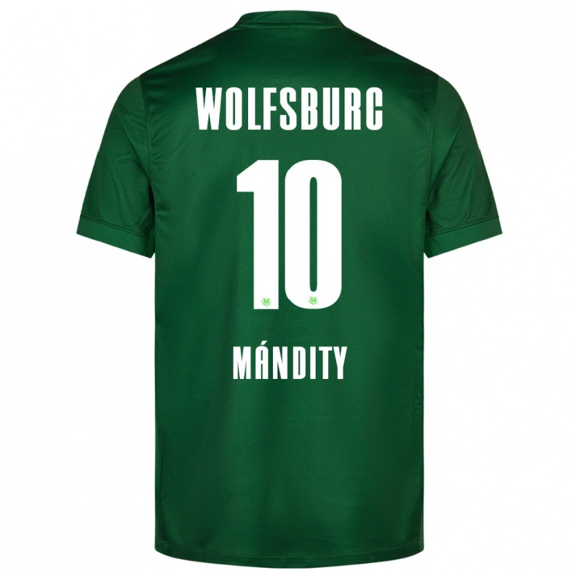 Danxen Herren Márkó Mándity #10 Grün Weiß Heimtrikot Trikot 2025/26 T-Shirt Österreich