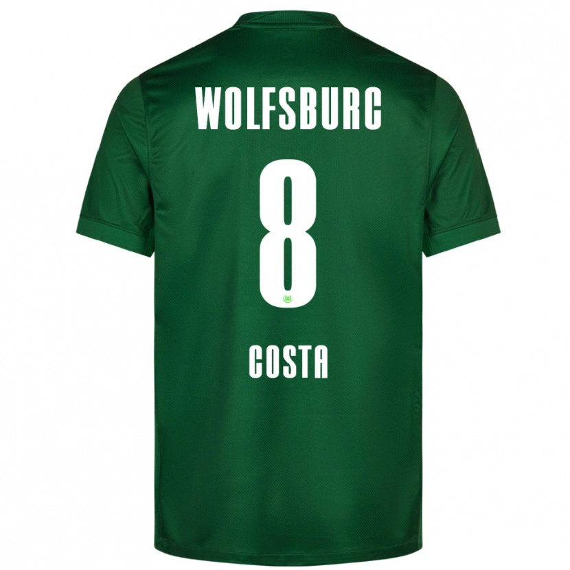 Danxen Herren Jesse Costa #8 Grün Weiß Heimtrikot Trikot 2025/26 T-Shirt Österreich