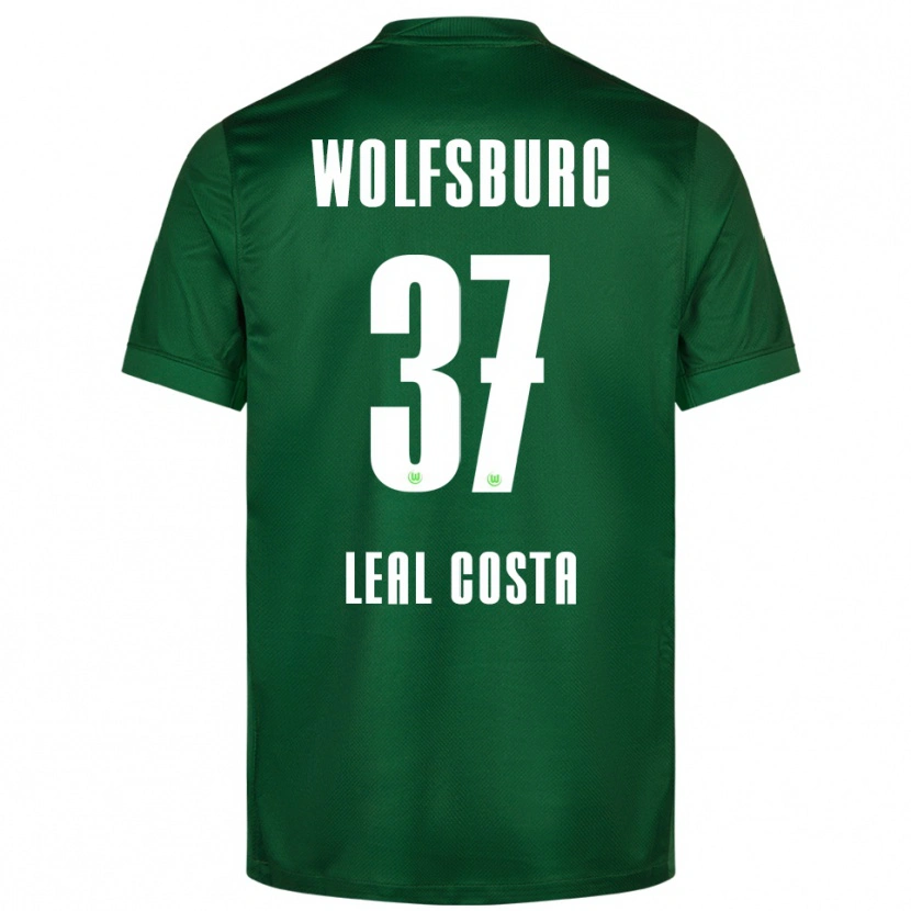 Danxen Herren David Leal Costa #37 Grün Weiß Heimtrikot Trikot 2025/26 T-Shirt Österreich