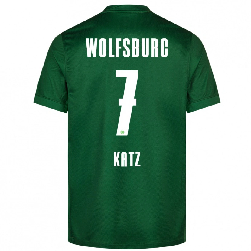Danxen Herren Bruno Katz #7 Grün Weiß Heimtrikot Trikot 2025/26 T-Shirt Österreich