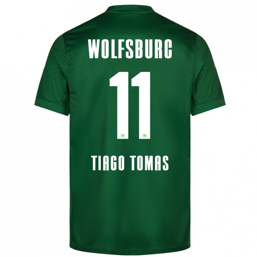 Danxen Herren Tiago Tomás #11 Grün Weiß Heimtrikot Trikot 2025/26 T-Shirt Österreich