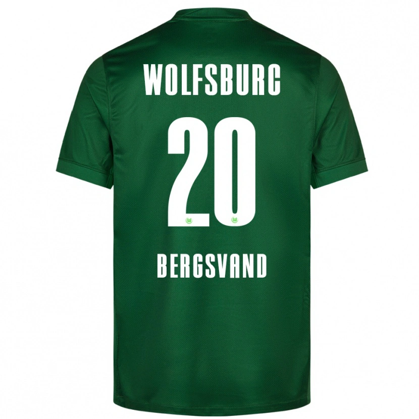 Danxen Herren Guro Bergsvand #20 Grün Weiß Heimtrikot Trikot 2025/26 T-Shirt Österreich