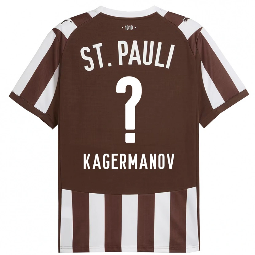 Danxen Herren Muslim Kagermanov #0 Kaffee Weiß Heimtrikot Trikot 2025/26 T-Shirt Österreich