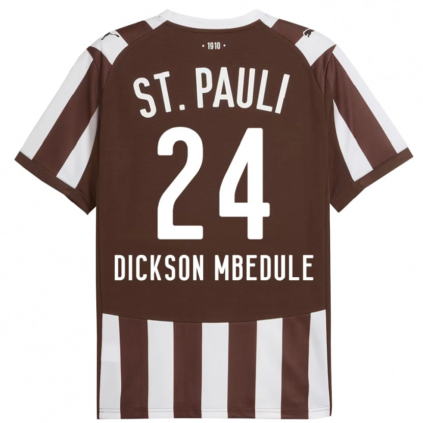 Danxen Herren Amani Dickson Mbedule #24 Kaffee Weiß Heimtrikot Trikot 2025/26 T-Shirt Österreich