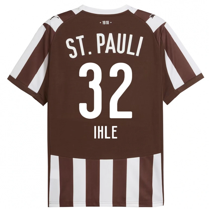 Danxen Herren Friederike Ihle #32 Kaffee Weiß Heimtrikot Trikot 2025/26 T-Shirt Österreich