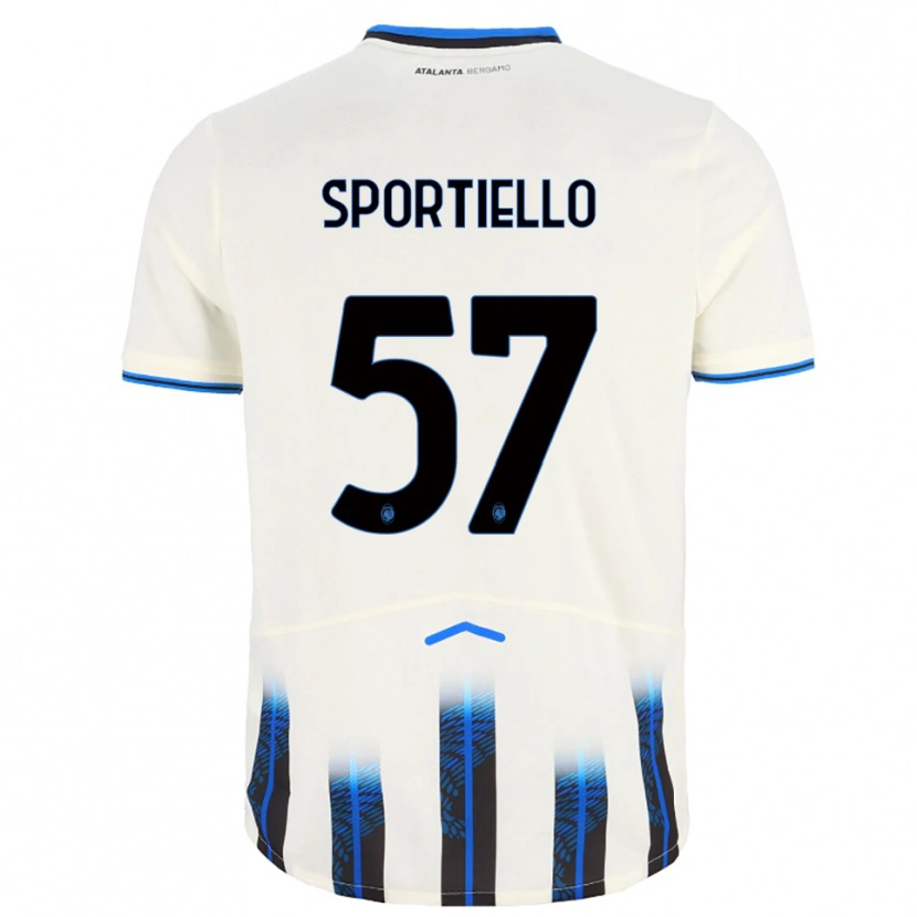 Danxen Herren Marco Sportiello #57 Weiß Blau Auswärtstrikot Trikot 2025/26 T-Shirt Österreich