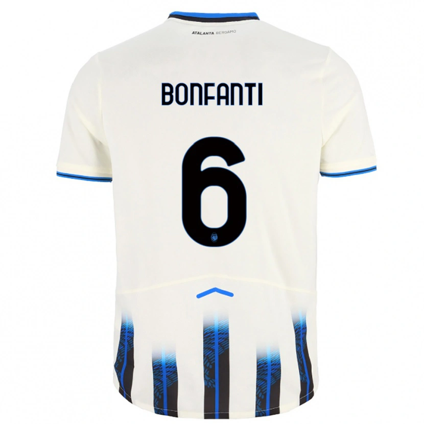 Danxen Herren Giovanni Bonfanti #6 Weiß Blau Auswärtstrikot Trikot 2025/26 T-Shirt Österreich