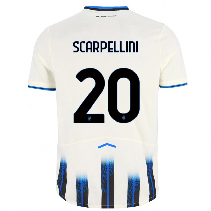 Danxen Herren Andrea Scarpellini #20 Weiß Blau Auswärtstrikot Trikot 2025/26 T-Shirt Österreich