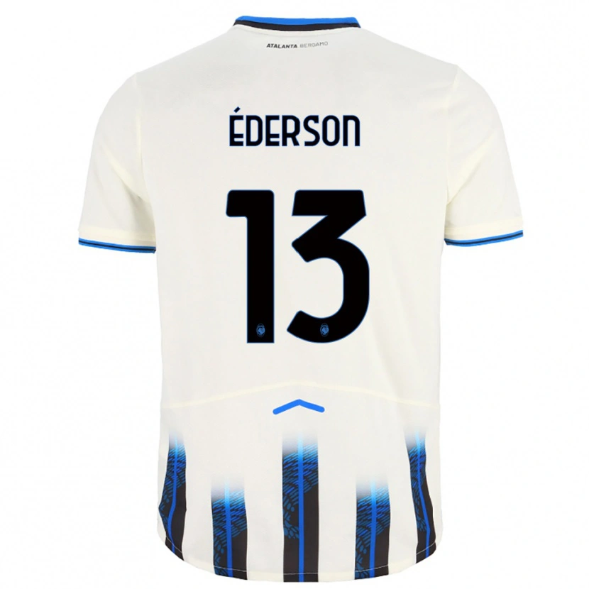 Danxen Herren Éderson #13 Weiß Blau Auswärtstrikot Trikot 2025/26 T-Shirt Österreich