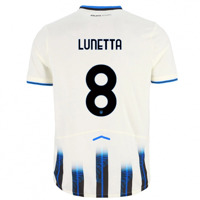 Danxen Herren Gabriel Lunetta #8 Weiß Blau Auswärtstrikot Trikot 2025/26 T-Shirt Österreich