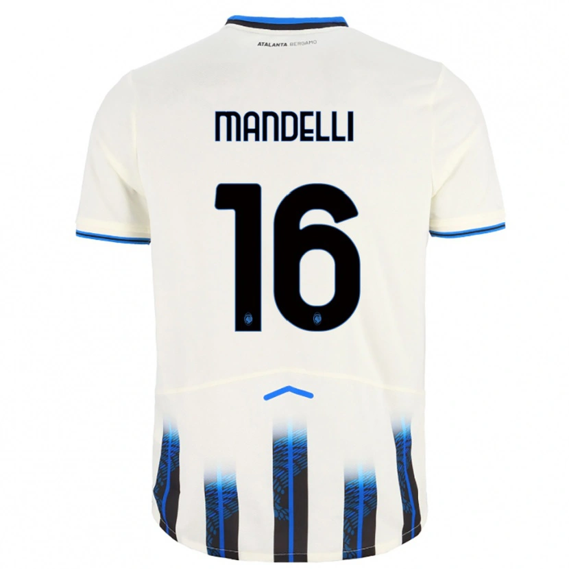 Danxen Herren Giulia Mandelli #16 Weiß Blau Auswärtstrikot Trikot 2025/26 T-Shirt Österreich