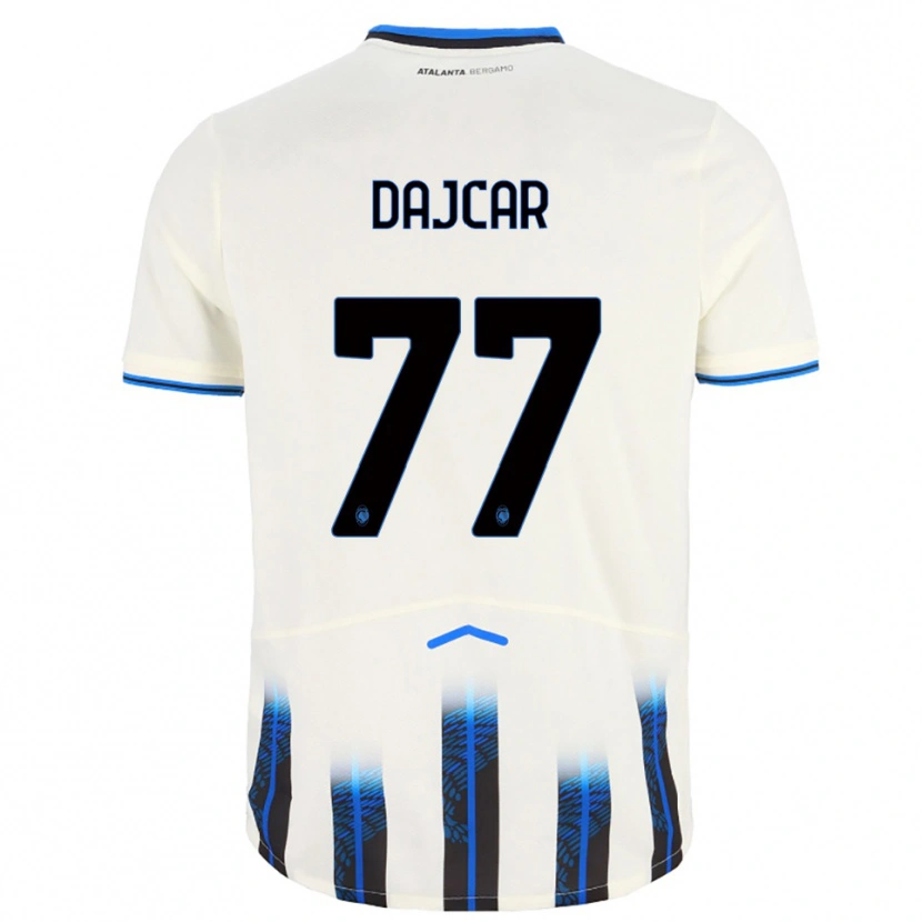 Danxen Herren Matevz Dajcar #77 Weiß Blau Auswärtstrikot Trikot 2025/26 T-Shirt Österreich