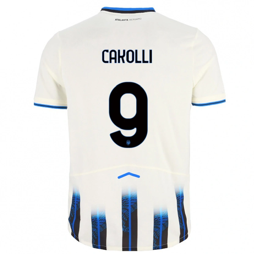 Danxen Herren Dion Cakolli #9 Weiß Blau Auswärtstrikot Trikot 2025/26 T-Shirt Österreich