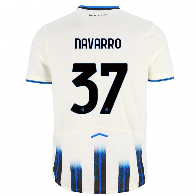 Danxen Herren Albert Navarro #37 Weiß Blau Auswärtstrikot Trikot 2025/26 T-Shirt Österreich