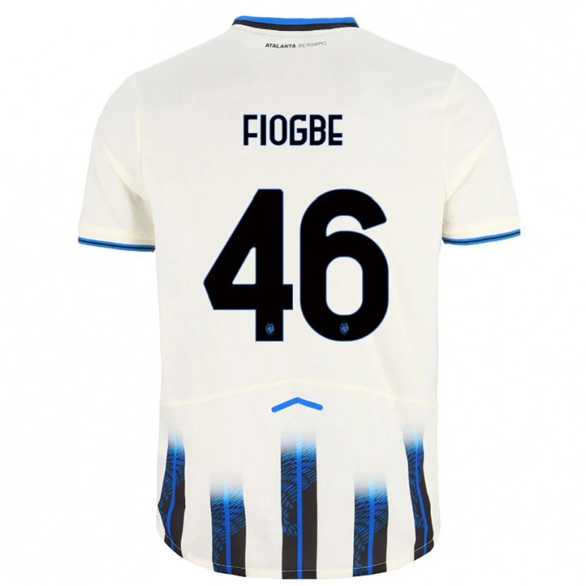 Danxen Herren Candas Fiogbe #46 Weiß Blau Auswärtstrikot Trikot 2025/26 T-Shirt Österreich