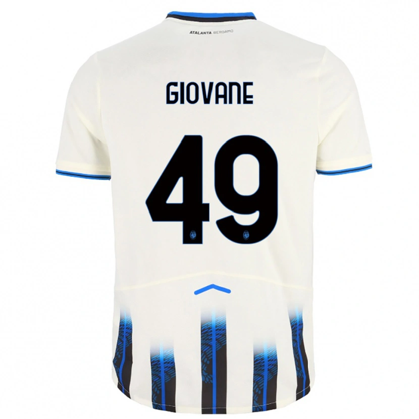 Danxen Herren Samuel Giovane #49 Weiß Blau Auswärtstrikot Trikot 2025/26 T-Shirt Österreich