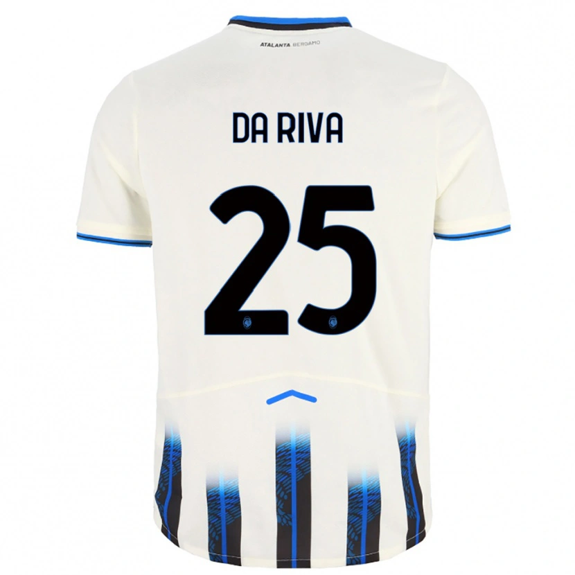 Danxen Herren Jacopo Da Riva #25 Weiß Blau Auswärtstrikot Trikot 2025/26 T-Shirt Österreich